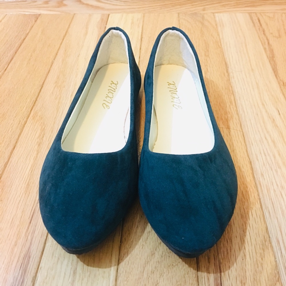 Emerald Green Ballet Flats